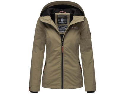 Dámska outdoorová bunda s kapucňou Brombeere Marikoo - STONE GREY