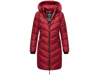 Dámska zimná dlhá bunda Armasa Marikoo - BLOOD RED