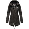 Dámska zimná bunda s kapucňou Softshell Drytech 7000 Zimtzicke P Marikoo - BLACK w. D