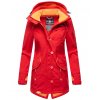 Dámsky outdoorový kabát (dlhá bunda) Soulinaa Marikoo - RED