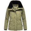 Dámska ľahká zimná bunda Frostii Navahoo - TAUPE-GREY