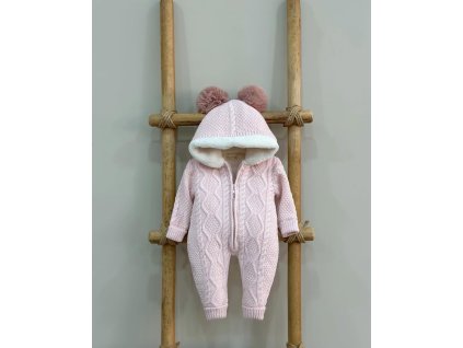 Jedinečná pletená kombinéza Pink_marilen.cz
