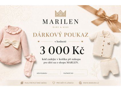 Dárkový poukaz 3000,-_marilen.cz