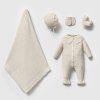 Stylová novorozenecká souprava Krémová