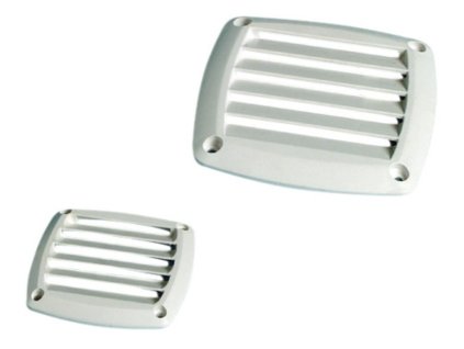 Ventilační mřížka 85x85, bílá