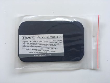 X-tremefix Záplaty PVC folie 0,8 mm - 5 ks modré