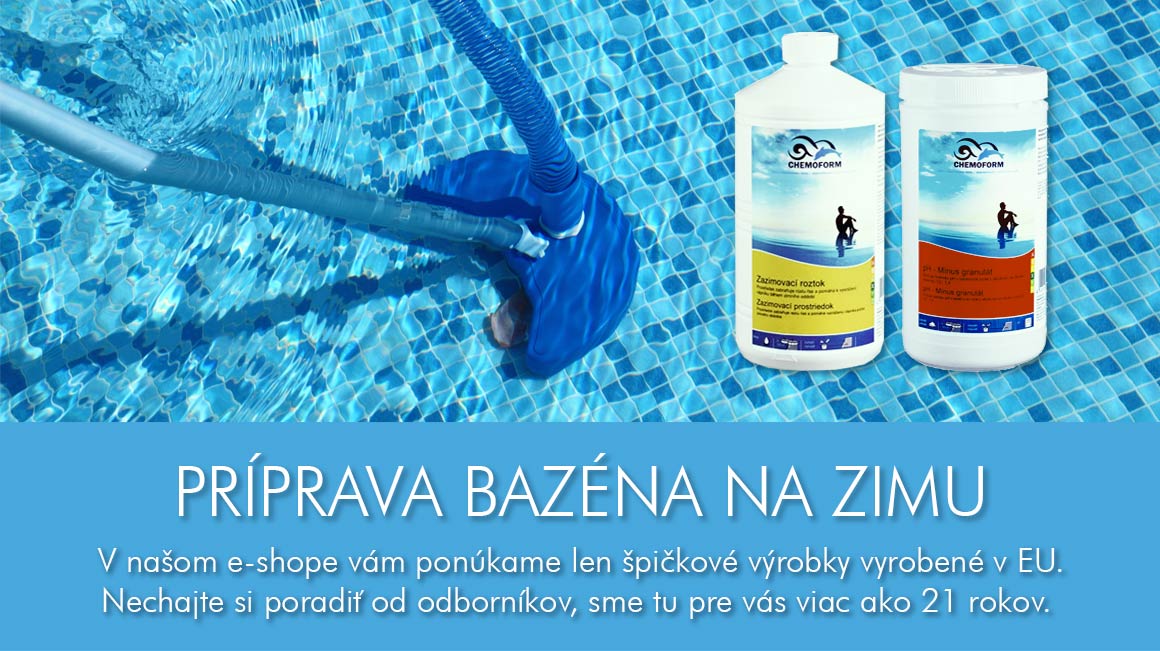 Príprava bazéna na zimu