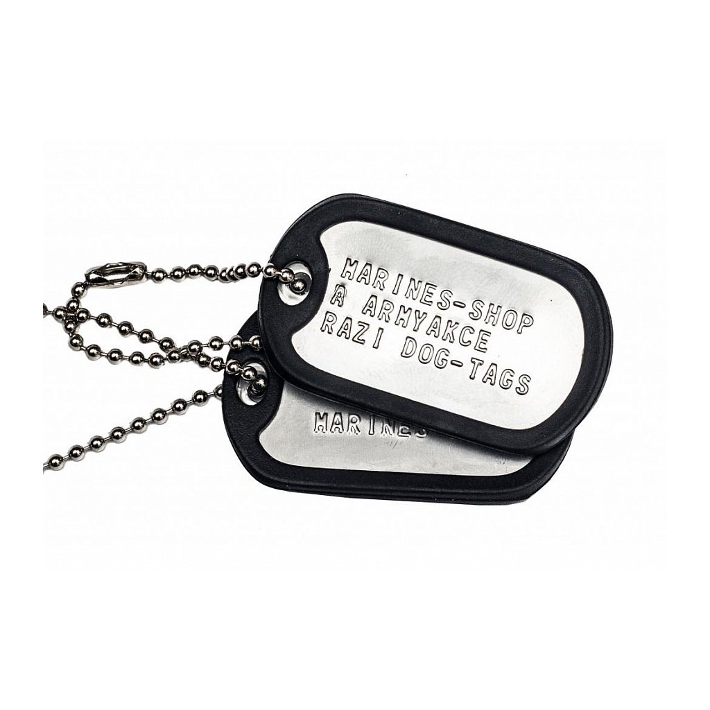 Originální US ARMY Dog Tags / psí známky - s ražbou