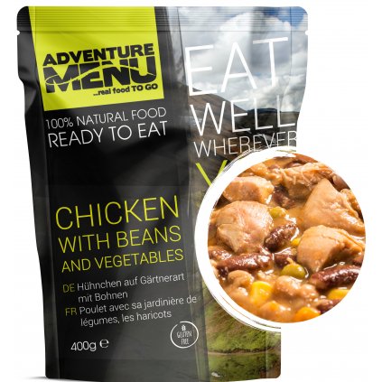 Chicken with beans p