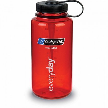 Láhev Nalgene Wide Mouth 1000 ml Červená