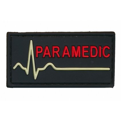 Gumová nášivka Paramedic