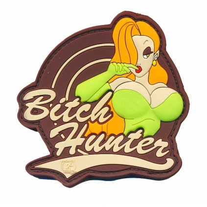 Gumová nášivka Bitch Hunter Multicam
