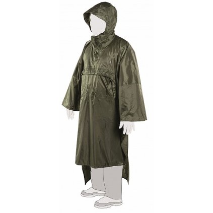 Tasmanian Tiger Tac Poncho Olive