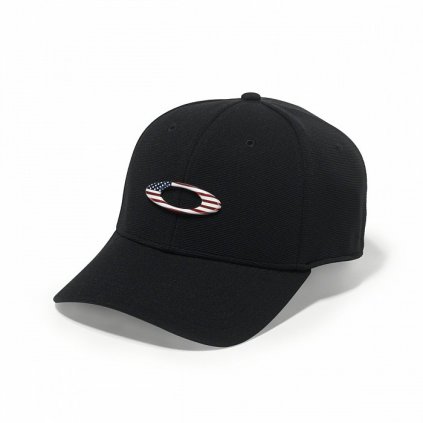 Kšiltovka Oakley Tincan Cap Black/American Flag