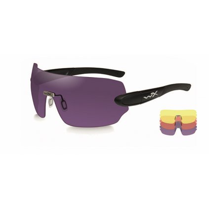 Střelecké brýle Wiley X Detection Sada 3 skel (Yellow, Orange, Purple)