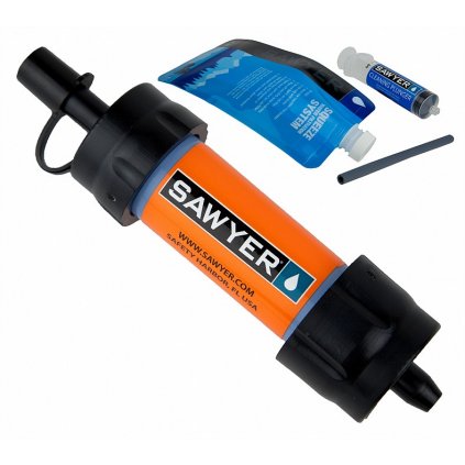 0002235 sp103 orange sawyer mini water filtration system