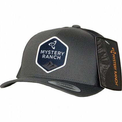 ws19 hexagon trucker hat charcoal 20