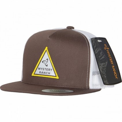 ws19 triangle trucker hat brown 20