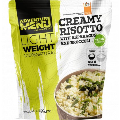 Pouch LW Creamy risotto with asparagus and broccoli