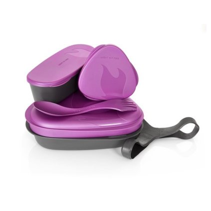 light my fire lunch kit pink metal 130035