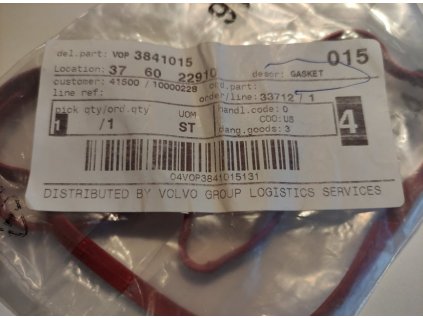 Volvo Penta těsnění čerpadla trimu SX-DPS-A, B, B1, FWD