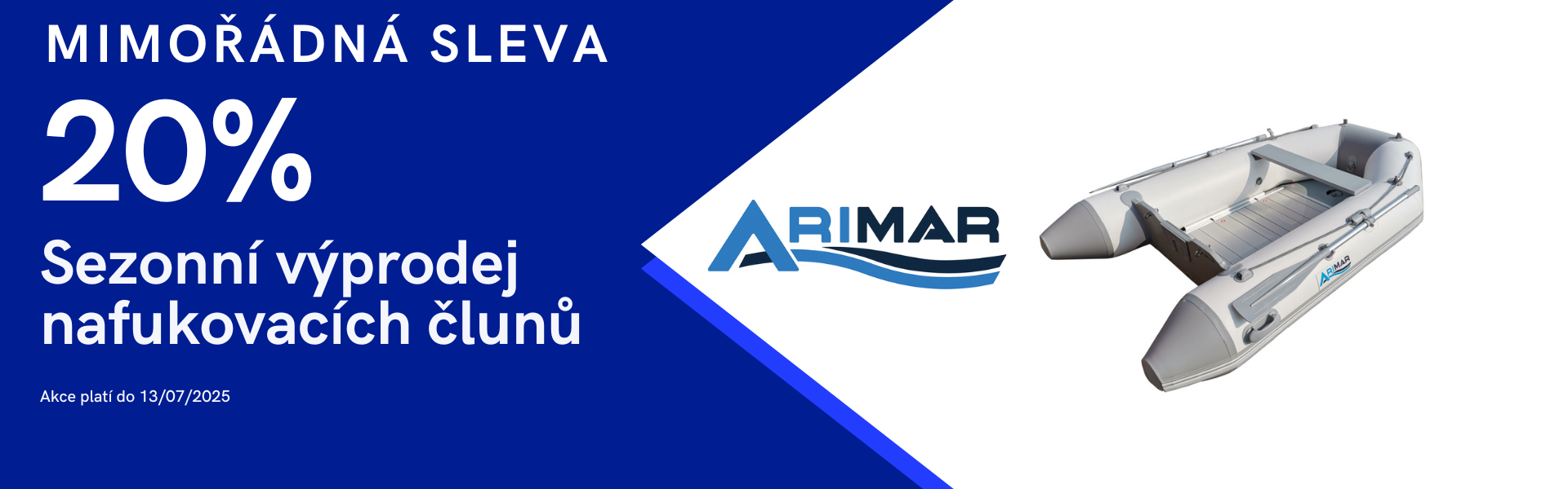 Výprodej člunů Arimar