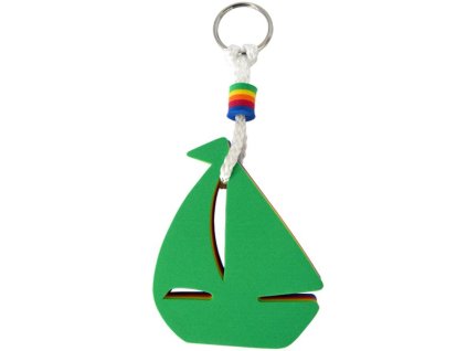 10545 1 privesek na klice duhovy plachetnice