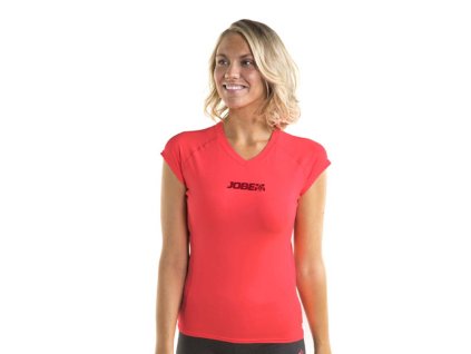 Dámské funkční tričko Jobe Rashguard V-neck s UV filtrem (Velikost XS)