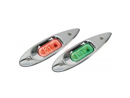 11157 1 sada nerezovych pozicnich led svetel pro pravobok a levobok na 12 v