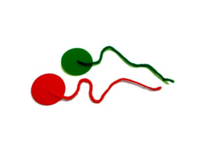 11211 1 sada samolepicich ukazatelu smeru vetru pro kosatku a genu barva zelena a cervena 4 pary