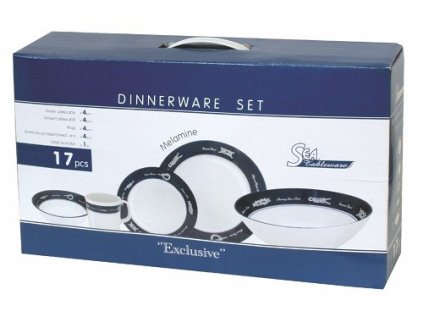 Set nádobí Exclusive pro 4 osoby, 17 ks