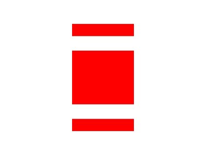 Dekorativní páska v modré nebo červené, šířka 44 mm, délka 10 m (Provedení barva červená)