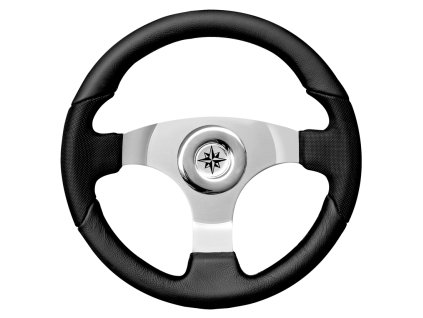 11826 1 sportovni volant z polyuretanu s hlinikovym stredem prumer 35 cm