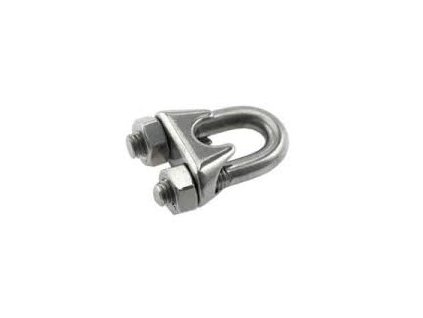 Svorka ocelového lana nerezová (Průměr 8 mm)