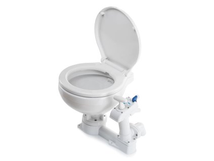 Toaleta Matromarine s ruční pumpou model Kompakt, šířka 450 mm, výška 340 mm, hloubka 400 mm