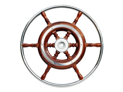 12627 1 tradicni kormidelni kolo s nerezovym uchytem prumer 70 cm