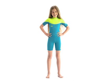 Dětský neopren Jobe Boston Shorty 2MM Teal (Velikost 176)