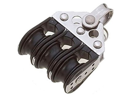 12804 1 trojita mini kladka viadana se seklem pro lana 6 mm prumer 22 mm