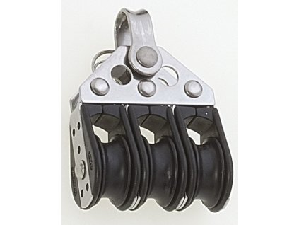 12807 1 trojita mini kladka viadana se seklem pro lana 8 mm prumer 28 mm