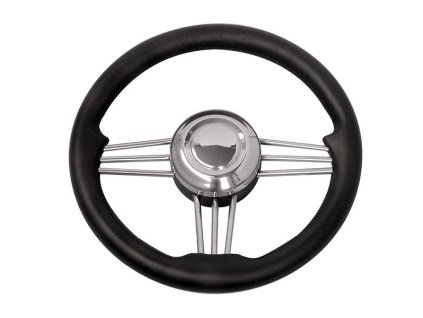 12873 1 tripaprskovy volant v kombinaci polyuretanu s nerezovym stredem prumer 350 mm