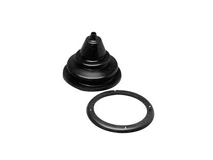 Velká černá průchodka kabelu s montážním kroužkem, vnitřní průměr 120 mm