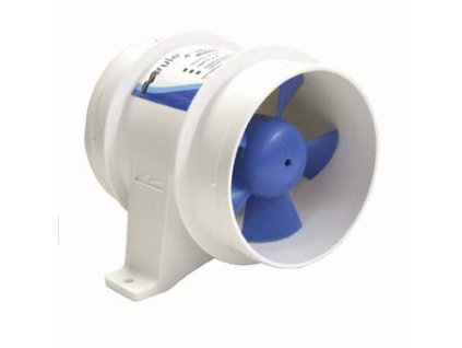 Ventilátor Rule In-Line v průměru 75 a 100 mm na 12 V (Provedení průměr 100 mm, 4")