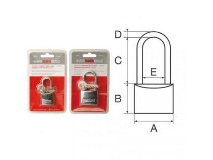 13359 1 visaci zamek z lestene nerezove oceli dlouhy sirka 30 mm