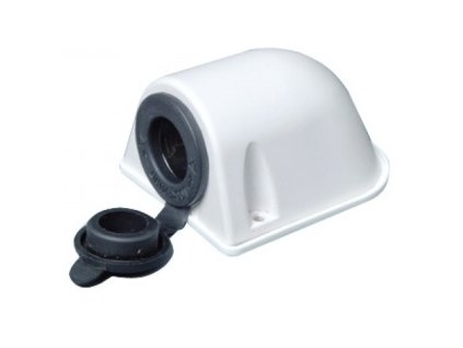 13512 1 vodeodolna plastova 12 v zasuvka horizontalni uchyceni