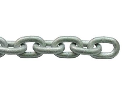 14193 1 zarove zinkovany kalibrovany retez din 766 prumer 10 mm