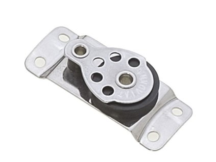 14706 jednoducha obloukova micro kladka viadana se zavesem a dvema bocnimi uchyty