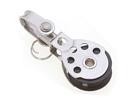 14772 jednoducha micro kladka viadana se seklem pro lana max 5 mm