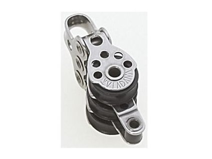 14784 trojita micro kladka viadana s trmenem a zavesem pro lana max 5 mm