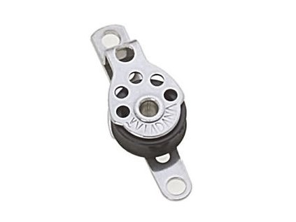 14787 jednoducha micro kladka viadana s dvema bocnimi uchyty pro lana max 5 mm