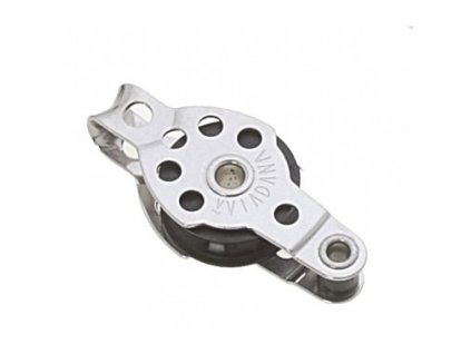 14808 jednoducha micro kladka viadana s trmenem a zavesem pro lana 8 mm prumer 25 mm